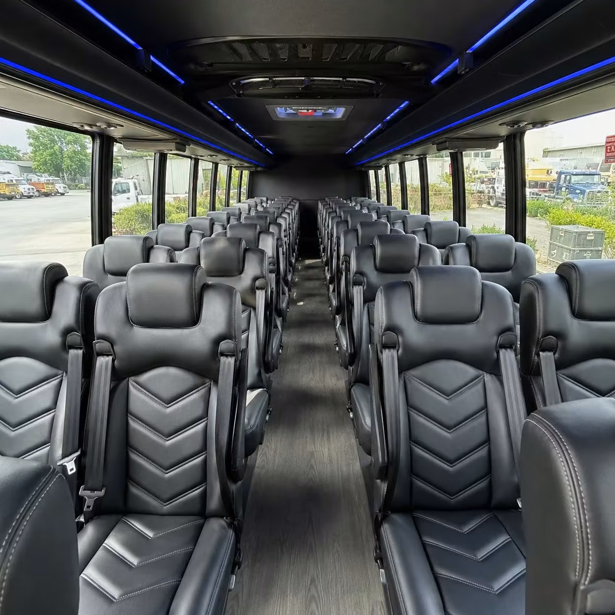 30 passenger minibus interior
