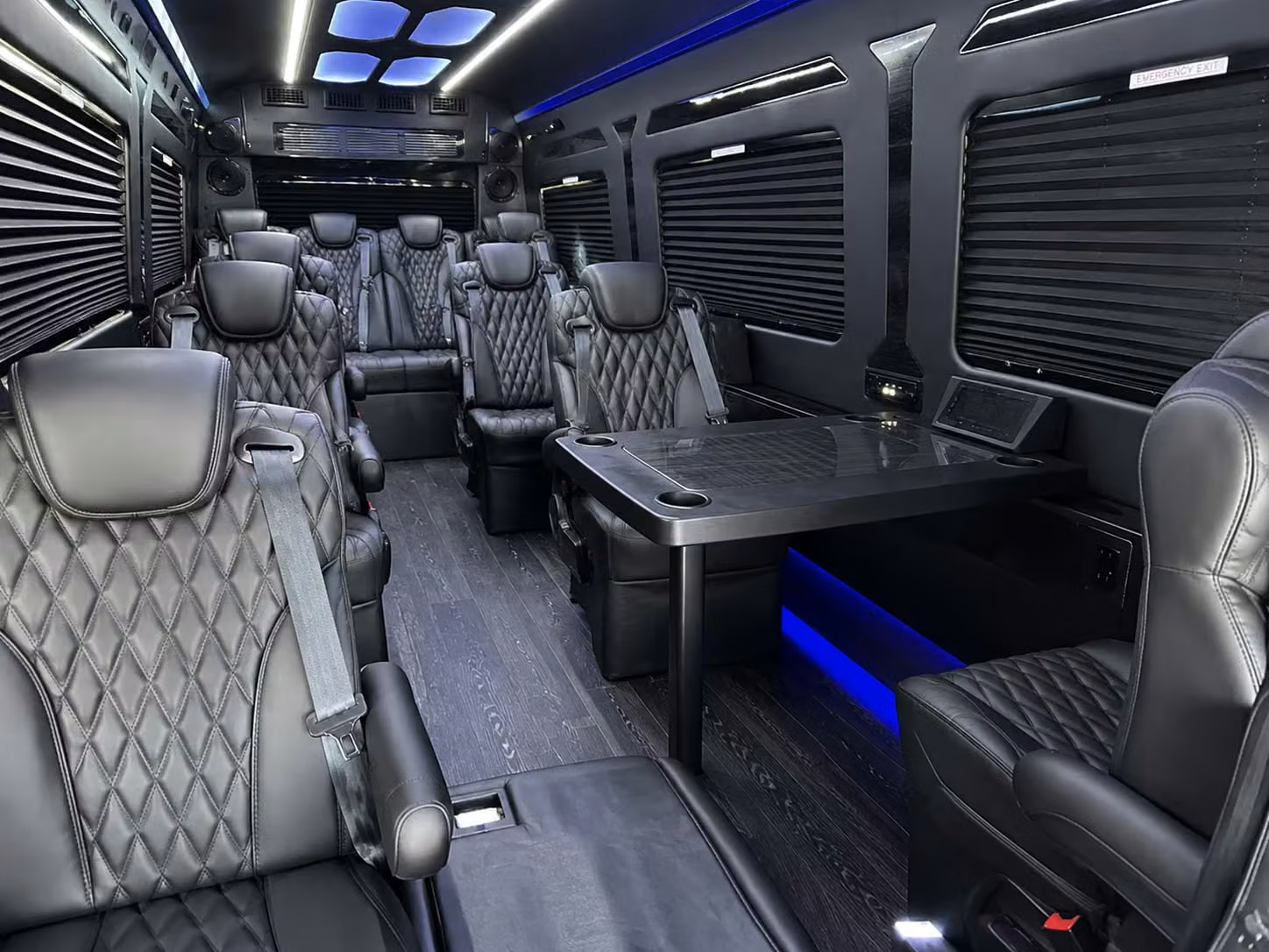 sprinter van with driver inside